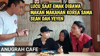 EKSPRESI SEAN EMAK JEUNG YEYEN SAAT REVIEW MAKANAN KOREA 🇰🇷