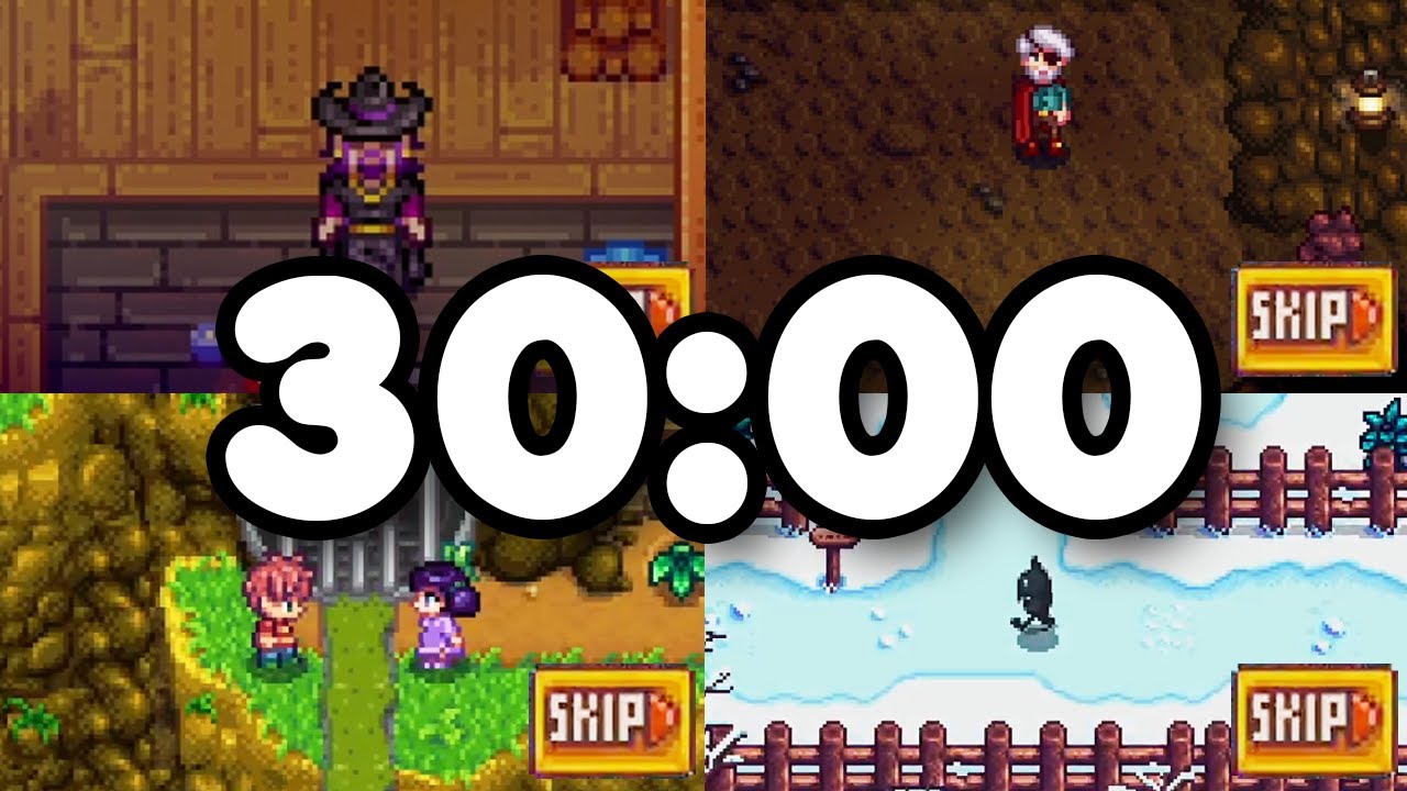 How Many Stardew Valley Cutscenes Can We Get In 30 MINUTES YouTube how-many-stardew-valley-cutscenes-can-we-get-in-30-minutes-youtube