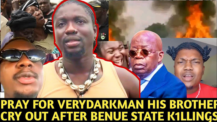 VDM IN TR0UBLE AFTER BENUE INCIDENT | PRAY FOR VERYDARKMAN HIS BROTHER & FRIEND CR¥ OUT