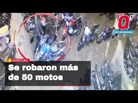 Así cayeron 'Los Compinches', responsables de robarse más de 50 motos, en Bucaramanga