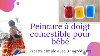 Peinture comestible : 3 recettes chrono