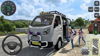 🚖 Tata Magic Taxi City Road Drive | Bus Simulator Indonesia (BUSSID) Gameplay