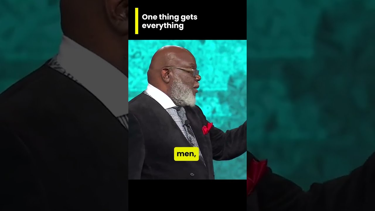  Unlock Success Discover How ONE Thing Gets EVERYTHING Life Changing Insights With TD Jakes