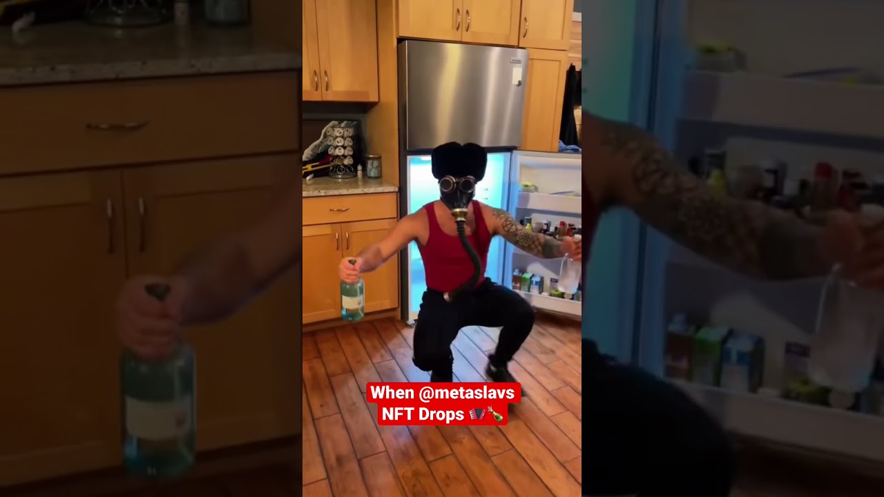 When @metaslavs NFT drops, expect vodka and hardbass. Credit: @captianmcslugs