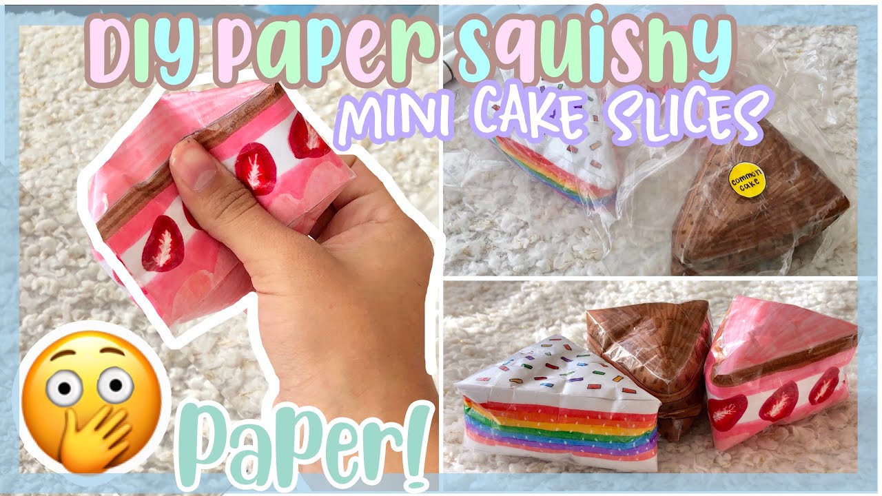 CAKE SLICE PAPER TUTORIAL! FOAM -