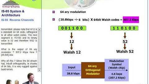 W 1.26    IS 95 Reverse Access and Traffic channels  and 64ary modulation (2G CDMA)