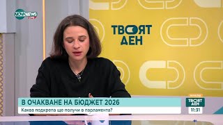 видео: Каква подкрепа ще получи Бюджет 2026 в парламента? картинка: Каква подкрепа ще получи Бюджет 2026 в парламента?