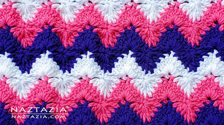 Learn the Beautiful Crochet Shell Ripple Stitch