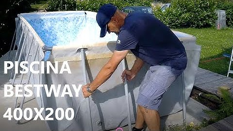 MONTAGGIO PISCINA BEST WAY 400x200 la mia vecchia piscina tutorial montaggio piscina bestway