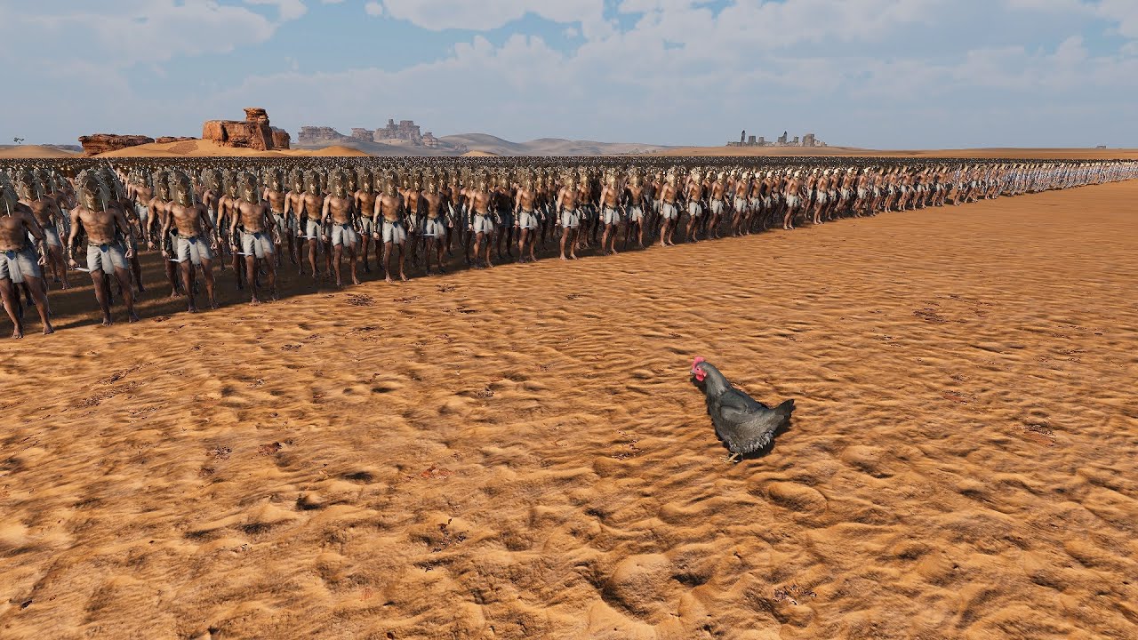 SUPER CHICKEN Vs 50 000 EGYPTIAN WARRIORS Ultimate Epic Battle SUPER CHICKEN Vs 50 000 EGYPTIAN WARRIORS Ultimate Epic Battle
