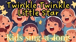 Twinkle Twinkle little Star (Sing-a-long) #music#educational#singing#karaoke #dance #kids#viral #fyp