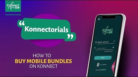 Konnectorial - How to get Mobile Bundles on Konnect