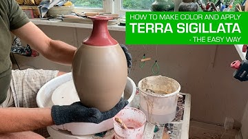 33. Terra Sigillata - How to Make, Color & Apply Terra Sigillata  - The Easy Way