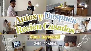 🔑Casa INFONAVIT🏠 | Recién Casados 🥰 | ANTES y Después de la MUDANZA 📦 by Hola Darian 4,880 views 5 months ago 2 minutes, 37 seconds