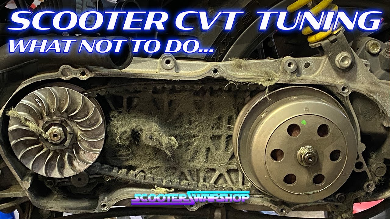 Scooter CVT Tuning, What to - YouTube