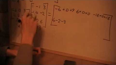 multiplying matrices