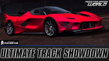 Need For Speed World: ULTIMATE TRACK  | F50 GT vs. FXX-K Evo vs. Senna GTR vs. Zonda Revolucion