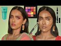 Full Coverage Indian Glam Look for Flash Photography | All drugstore products
