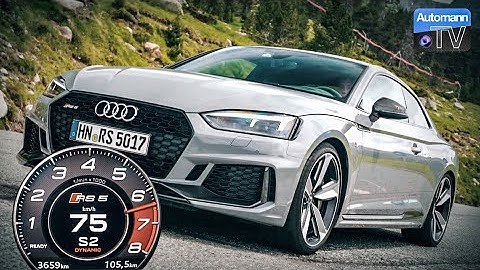 2018 Audi RS5 (450hp) - 0-100 km/h Launch Control (60FPS)