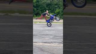 CRAZY STUNTS ON YZ85 BIGWHEEL! #bikelife #wheelie #dirtbike #fails #stunt