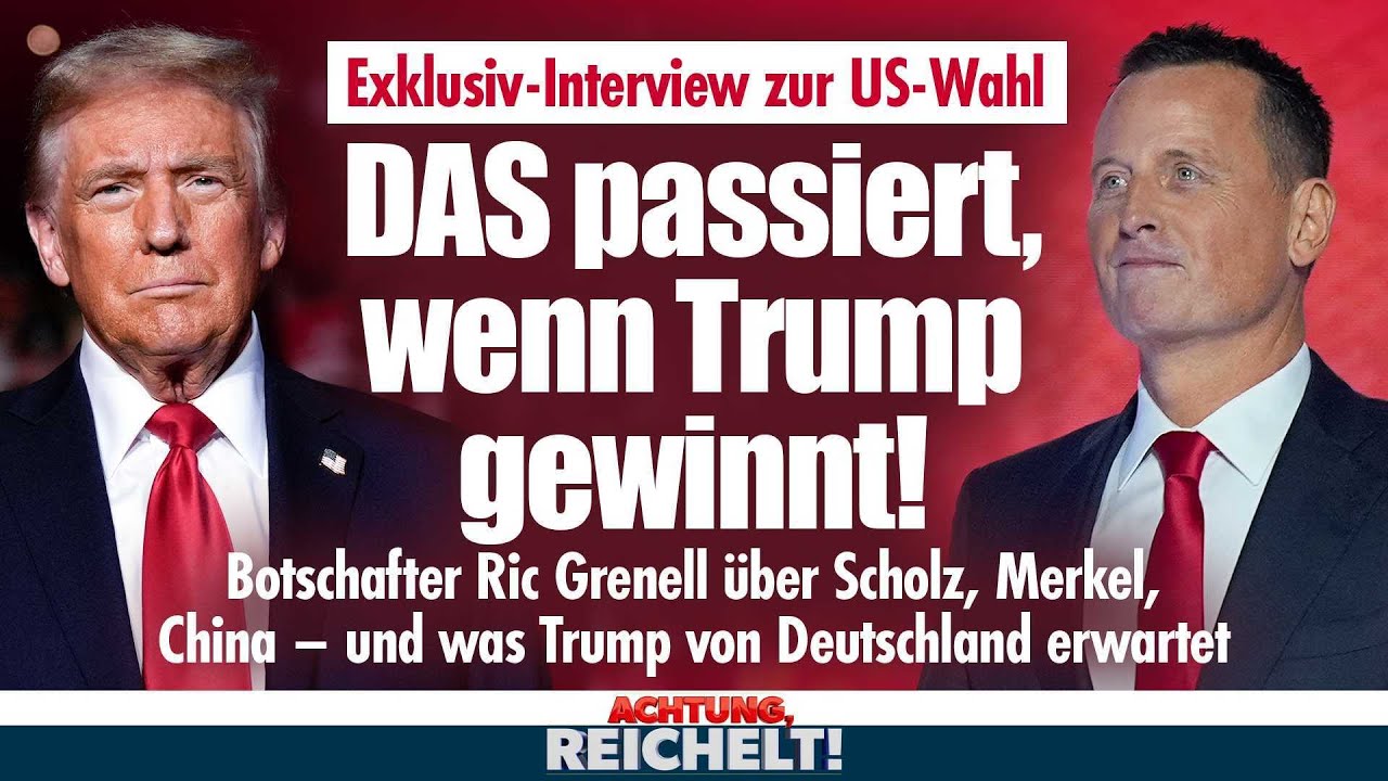 Wenn Trump gewinnt, passiert DAS! Ric Grenell im Exklusiv-Interview