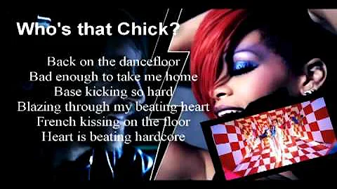 David Guetta y Rihanna - Who's that Chick (Lyrics)