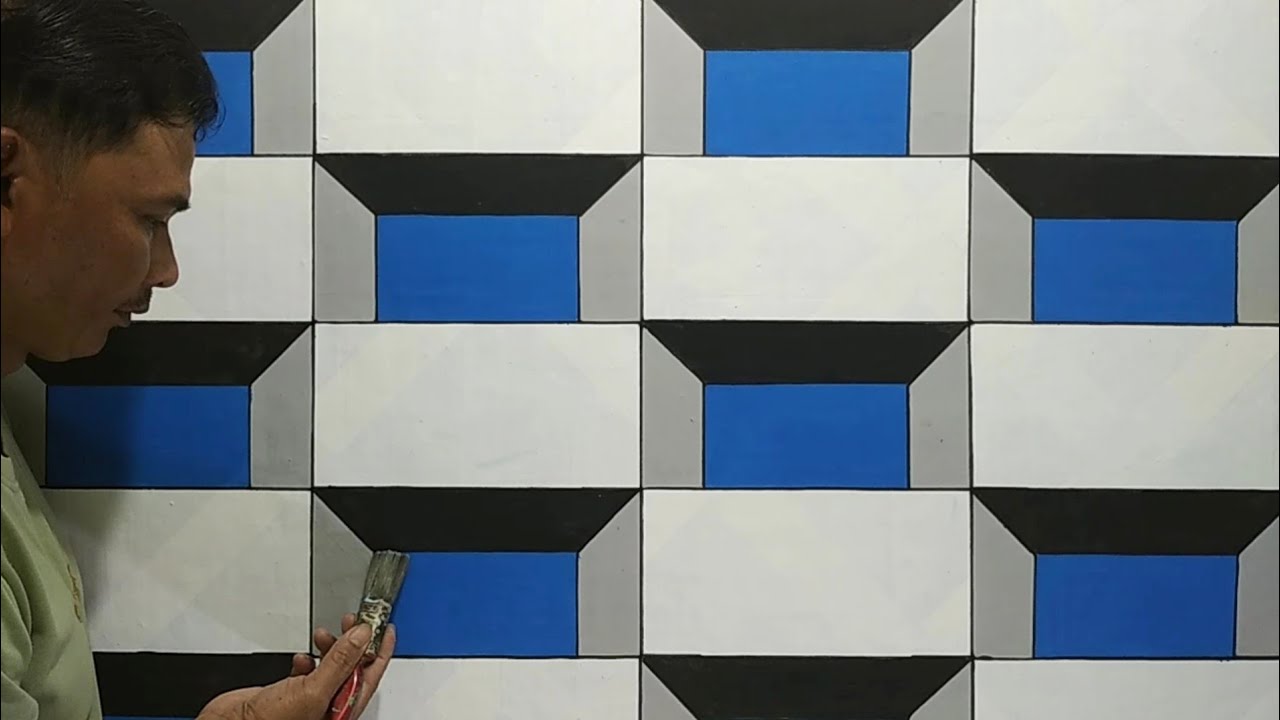 Best wonderful wall painting 3d || How to make 3d wall design || Good for interior design