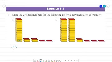 Class 7 TN Maths Term II  1. Number System Exercise 1.1   1. Write the decimal numbers for