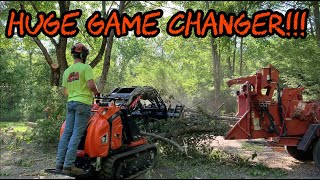 #107 Cormidi Mini Skid Steer = ABSOLUTE Game Changer for Tree Work!!!