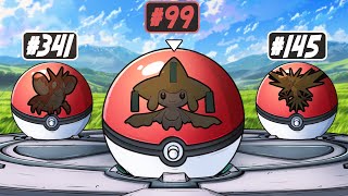 Choose Your Starter Knowing Their Dex Number BUT!