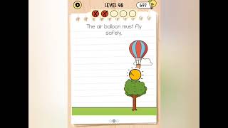 Brain Test 5 Level 98 Gameplay – Full Walkthrough & Answers | The Air Balloon Must Fly Safely screenshot 4