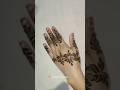 simple mehandi design beautiful mehandi design #mehandilovers #megndidesign #hennadesign #mehandi
