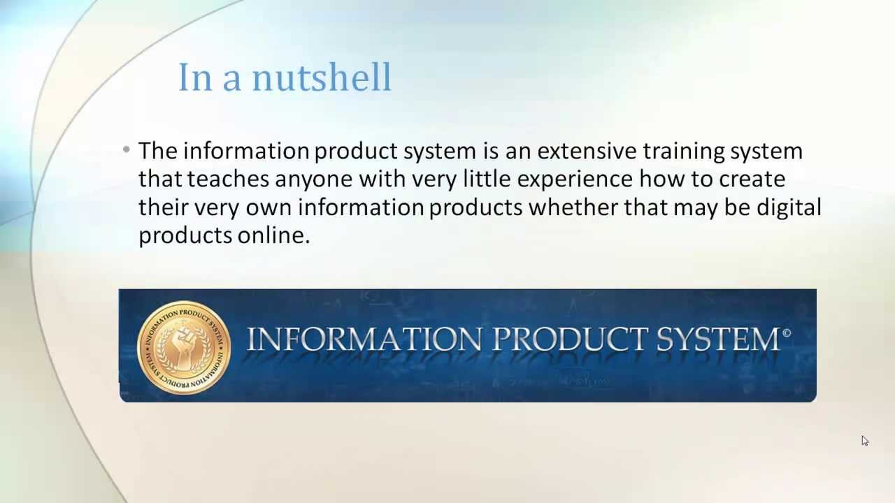 Information Product System Review - Must Watch information product system review