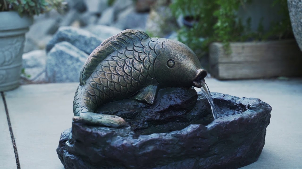 XBrand Grey Spitter Water Fountain