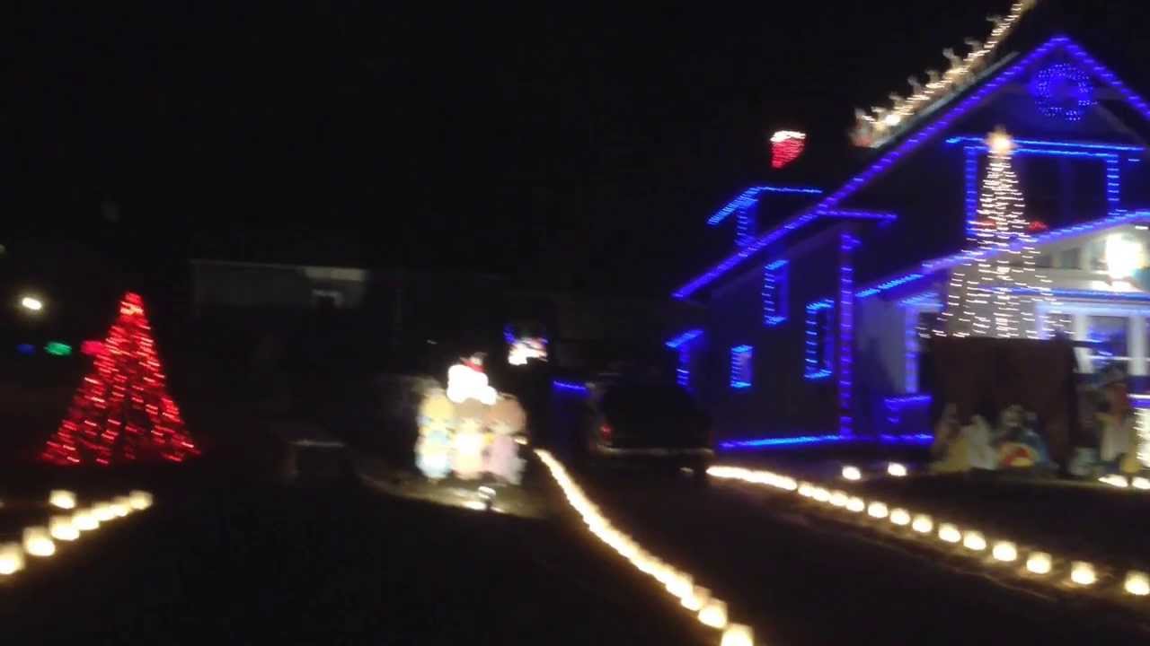 Bluffs Xmas lights YouTube