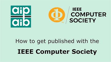 How to get published with the IEEE Computer Society