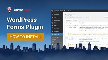 How to install the WordPress forms plugin | CaptainForm for WordPress