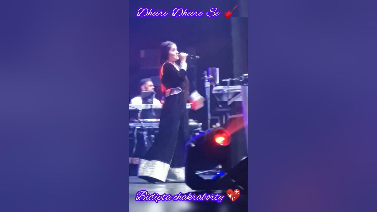 Bidipta chakraborty live singing in London || dheere dheere se 💖 song || the sixer UK tour 💙 ||