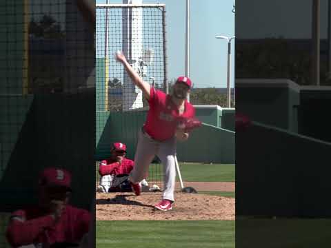 Lucas Giolito Throws Live BP in Fort Myers!