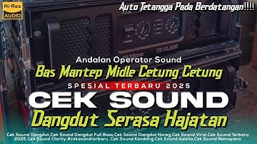 CEK SOUND DANGDUT SERASA ADA HAJATAN