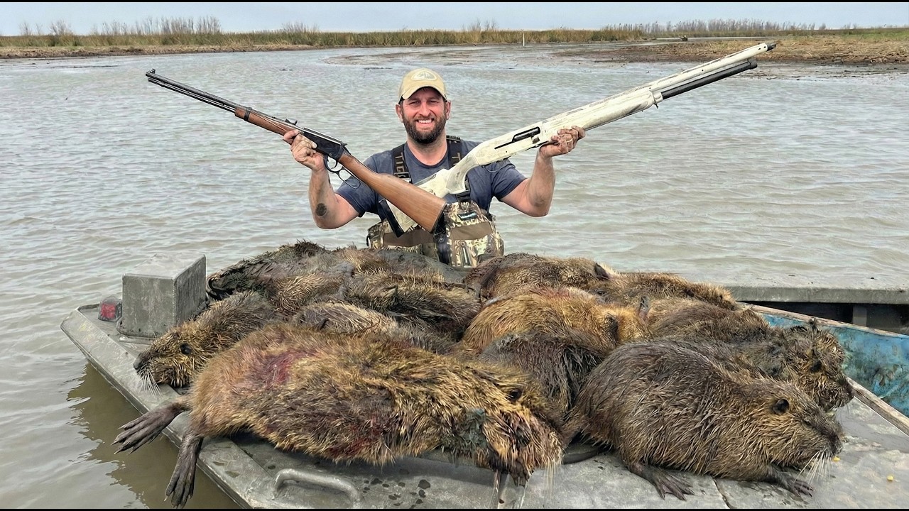 .22 Mag Rifle or 12 Gauge Shotgun? Hunting Invasive Swamp Rats