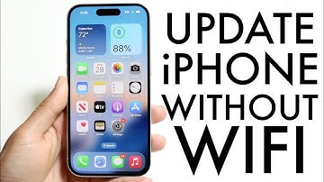 How To Update iPhone Without WIFI! (2024)