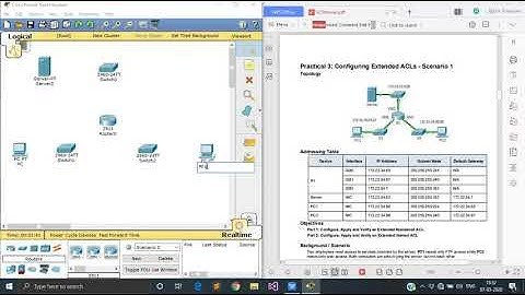Prac3.1: Configuring Extended ACLs - Scenario 1 (TY Bsc.IT)