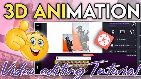 Trending 3D Animation video editing Tutorial || Kinemaster editing || Editing||DSP Creations