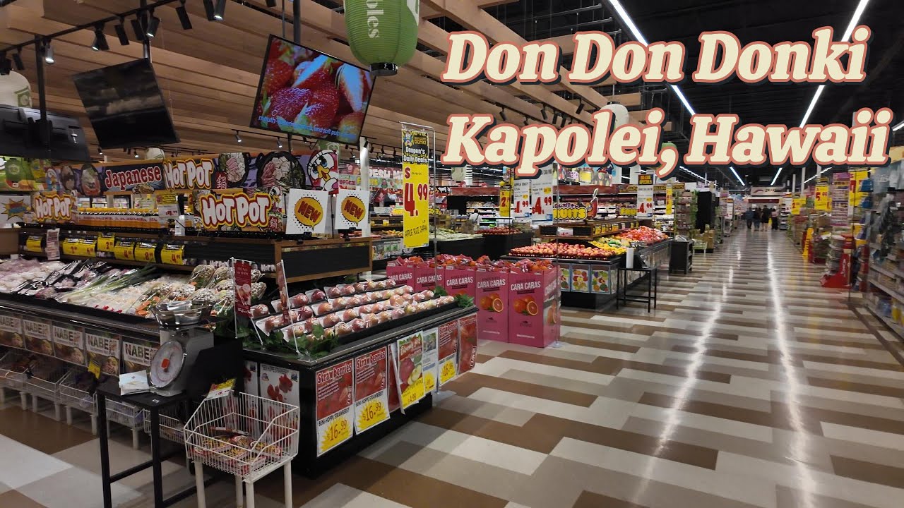 Don Don Donki Kapolei – Japanese Grocery Store Walkthrough in Hawaii (April 2025)