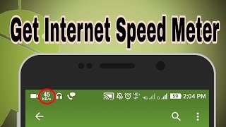 How To Get Internet Speed Meter On Any Android screenshot 2