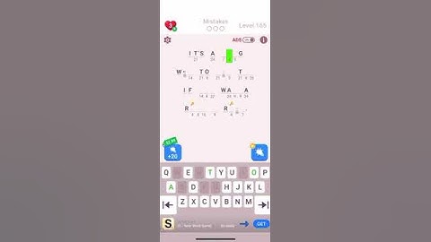 Ultimate cryptogram level 165 guide #cryptogram