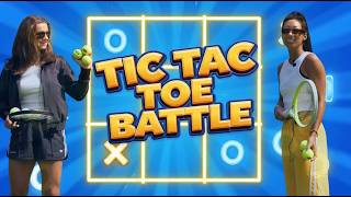 A special Tic Tac Toe with Karolina Muchova and Priscilla Hon