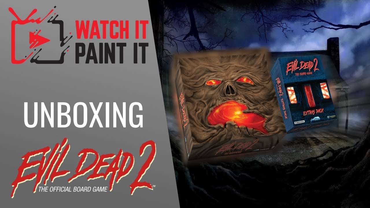 Evil Dead 2 : The Board Game - Unboxing - YouTube