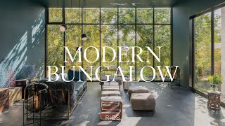 Nefis Bir Bahçeyle Çevrelenmiş Modern Bungalov Olarak Tasarlanmış Bir Mimarın Kendi Evi (Ev Turu)